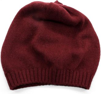 Portolano Solid Cashmere Beret in Rum at Nordstrom Rack