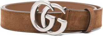 Gucci GG Logo Suede Belt