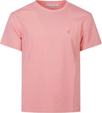 Acne Studios T-shirt - regular fit - Heren - T-shirts - Roze - M - Katoen - Tops