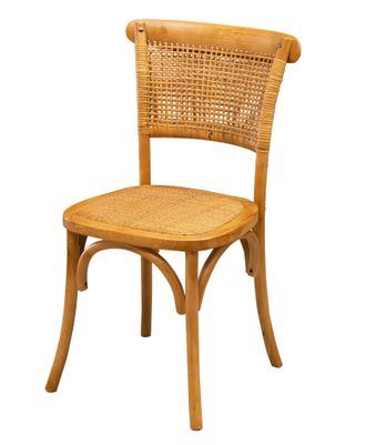 Biscottini International Silla Thonet 88x50x45 Cm Sillas De Madera De Fresno Sillas De Comedor Y De Cocina Acabado Natural Silla Vintage Asiento De Rat&aacute;n