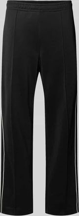 Lacoste Regular Fit Sweatpants mit Baumwoll-Anteil in Black, Gr&ouml;&szlig;e XXL