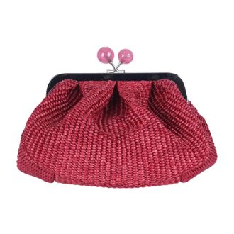 Max Mara Clutches, female, Red, Size: ONE SIZE Borsa Pasticcino Palmas