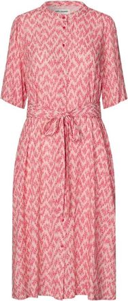Lollys Laundry Overhemdjurken - Dames - Shirt Kleedjes - Roze - L - Kleedjes