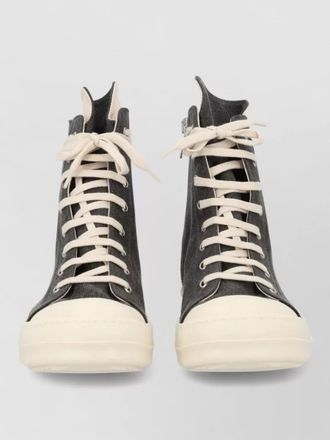 Rick Owens canvas boots