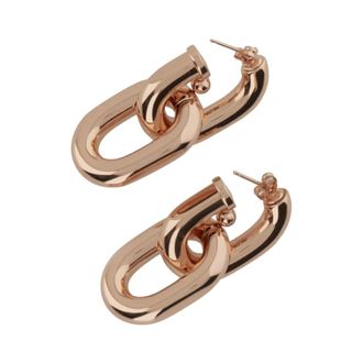 Paco Rabanne Earrings, female, Yellow, ONE SIZE, Double XL Link Earrings