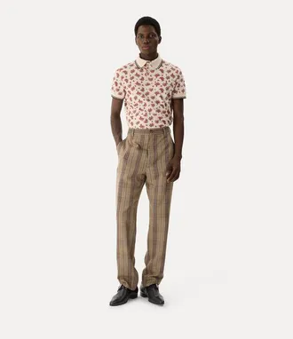 Vivienne Westwood Two Button Polo Printed Piquet Floral XL Men