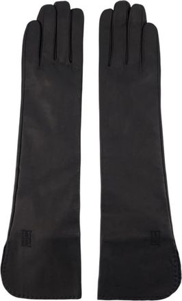 By Malene Birger Gemilo Handschoenen - Dames - Handschoenen - Zwart - S - Leer - Accessoires