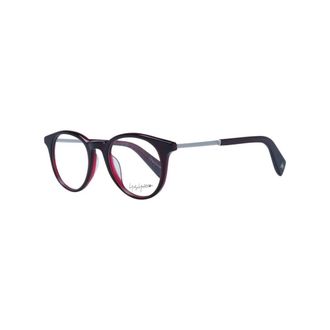 Yohji Yamamoto Rode Ronde Acetaat Optische Frames - unisex - Brillen - Rood - ONE Size - Accessoires