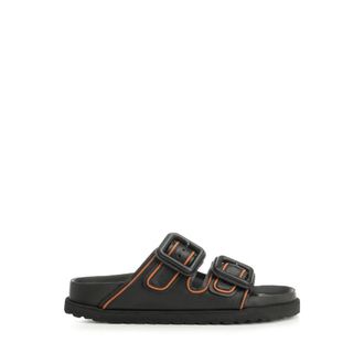 Birkenstock 1774 Arizona Narrow Fit - Dames - Sandalen - Zwart - 38 EU - Leer - Schoenen