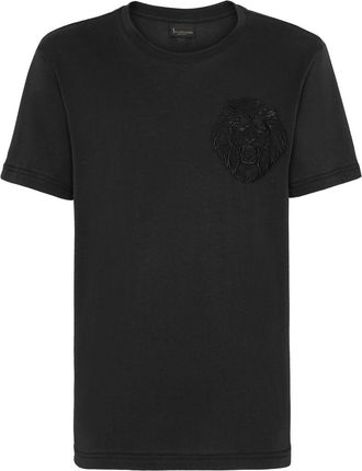 Billionaire Boys Club Lion-embroidered cotton T-shirt - men - Cotton - S - Black