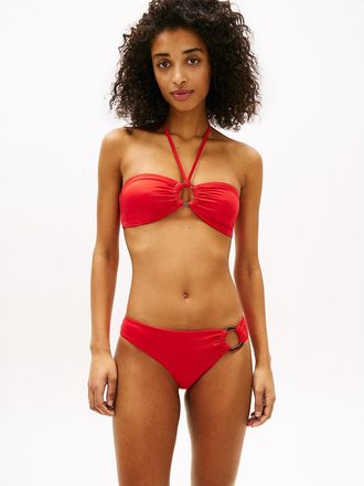 Tommy Hilfiger Womens O-Ring Classic Bikini Bottom - Orange - XL