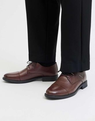 Jack & Jones Oslo scarpe eleganti in pelle marrone pietra
