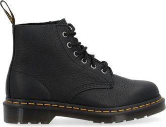 Dr. Martens 101 Ambassador Leren Enkellaars - Dames - Veterlaarzen - Zwart - 39 EU - Leer - Schoenen