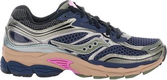 Saucony Pro Grid Omni 9 - Dames - Sneakers - Blauw - 44 EU - Leer - Schoenen