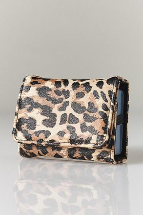Miamica Leopard Print Snap Pill Case