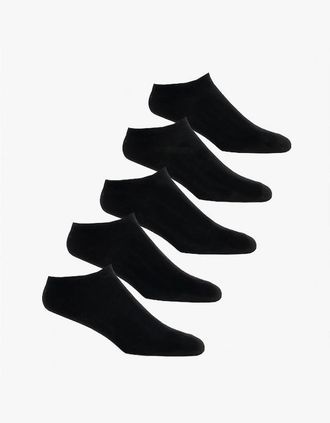 Jack & Jones Mens Jack & Jones BASIC MULTI SHORT Mens Cotton Mix 5 Pack Socks Black - Size: 6.5/7.5/6/8.5/11/8/7/9.5/9/10/10.5