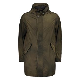 Moorer Parkas, male, Green, Size: 2XL Adjustable Hooded Fabric Jacket