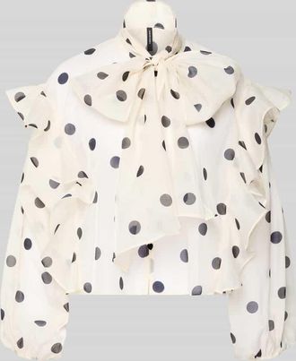 Vero Moda Regular Fit Schluppenbluse mit R&uuml;schen Modell DOROTHY in Offwhite, Gr&ouml;&szlig;e XS