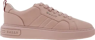 Bally Maxim Leather Low-Top Sneakers, Brand Size 37 ( US Size 6.5 )