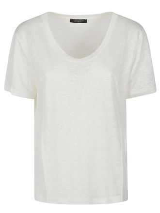 Aragona U Neck Breathable Linen T-Shirt