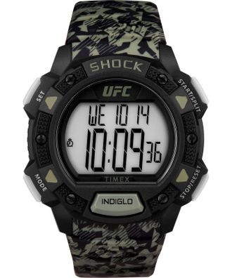 Timex Ufc Core Shock Mens Green Watch TW4B27500 - One Size