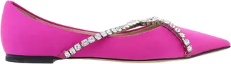 Jimmy Choo London Womens Genevi Ballerina Flats, Brand Size 35 ( US Size 5 )