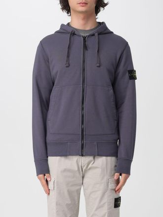 Stone Island Felpa con cappuccio e badge in cotone bio Stone Island