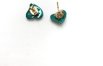 Vivienne Westwood Orb Heart Womens Earrings (Pre-Owned)