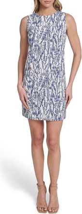Tommy Hilfiger Print Shift Dress in Pro Blue at Nordstrom Rack, Size 10