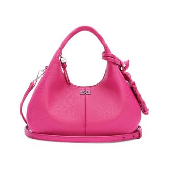 Ganni Handbags, female, Pink, Size: ONE SIZE Top Handle Handbag