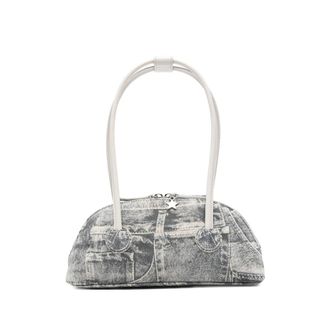 Margesherwood Printed Suede Shoulder Bag