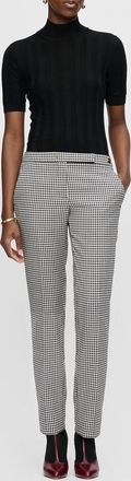 C&acirc;llas Milano Teddy Wool Pant In Black/ White