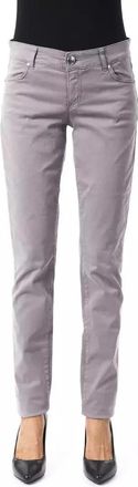 Byblos Slim-fit Broek - Dames - Slim Fit Broeken - Grijs - W31 - Katoen - Broeken