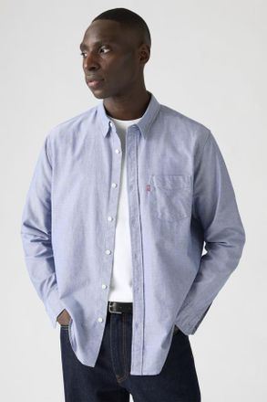 Levi's Camicia a una tasca Classic Standard - Uomo - XS - Blu / Navy Peony