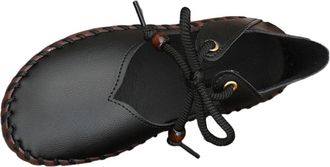 Generic Ladies Flat Shoes Casual Round Toe Pumps Solid Color Stylish Comfortable Lightweight Foldable Wide Fit Lace Up Shoes Outdoor Leisure Black