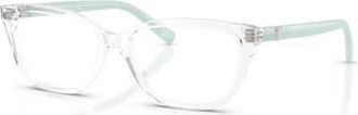 Tiffany & Co. 53mm Rectangle optical glasses in Transparent at Nordstrom