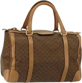 Gucci Pre-owned Weekend Bags, female, Brown, Size: ONE SIZE Pre-owned Weekend Bag