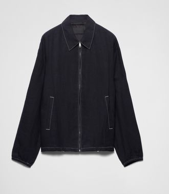 Prada Cotton blouson jacket