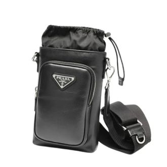 Prada Pre-owned Cross Body Bags, unisex, Black, Size: ONE SIZE Pre-owned Vintage Pouch