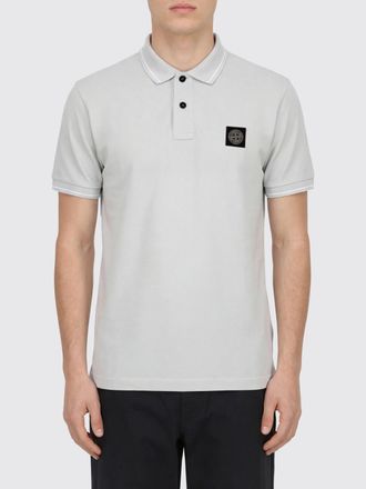Stone Island Polo Shirt Men color Blue