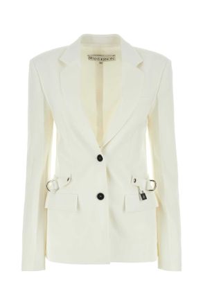 J.W.Anderson Witte Stretch Polyester Blend Blazer
