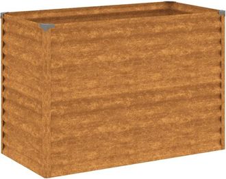 vidaXL Garden Raised Bed 100x50x69 cm Corten Steel Vidaxl