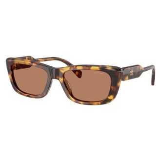 Miu Miu Sunglasses, unisex, Brown, Size: 56 MM Sunglasses