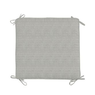 Ballard Designs Replacement Ottoman Cushion with Zipper - 24x23 - Box Edge, Oxford Stripe Fern - Ballard Designs