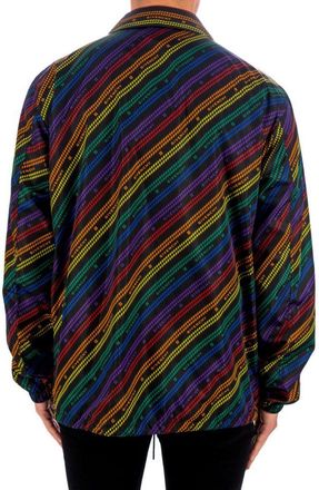 Givenchy Mens Black Polyamide Shell Jacket Clothing