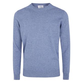 Barba Heren, Truien, Blauw, Maat: L Wol