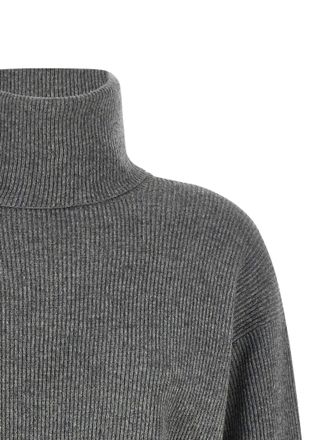 Brunello Cucinelli Virgin Wool Blend Sweater - Gray