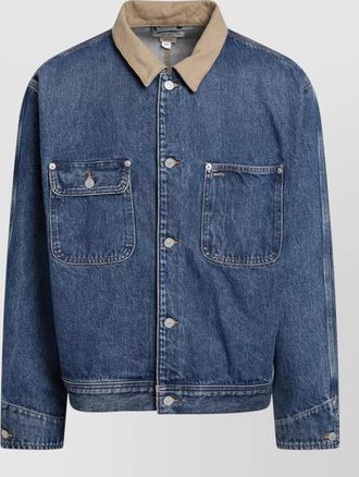 Polo Ralph Lauren jacket contrast collar front pockets design