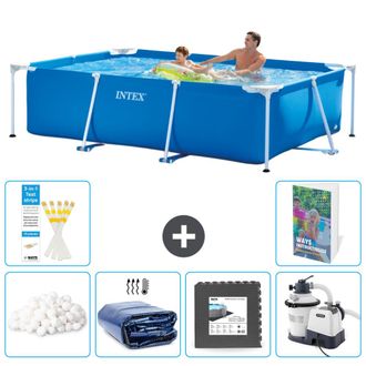 Intex Piscina Con Estructura Rectangular - 260x160x65 Cm - 7-piezas S31
