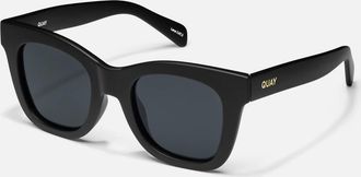 Quay Womens After Hours Sunglasses In Matte Black/smoke